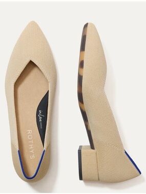 Rothy's The High Point Heels in Sandstone size 9.5